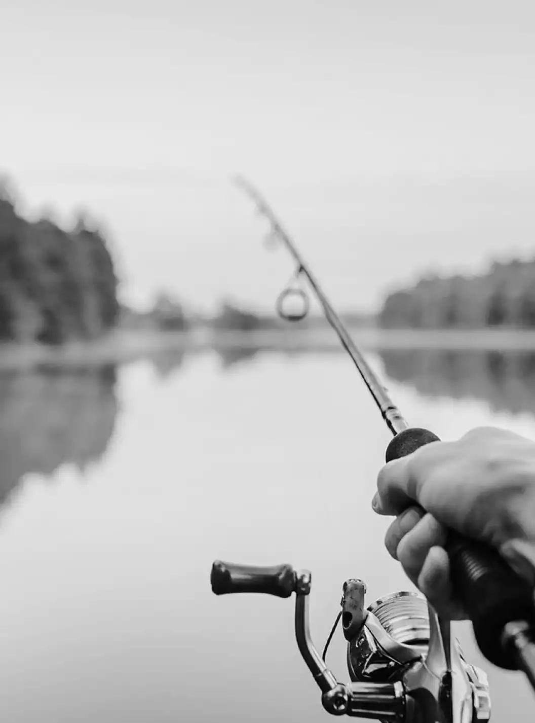 fishing rod at liberty lake