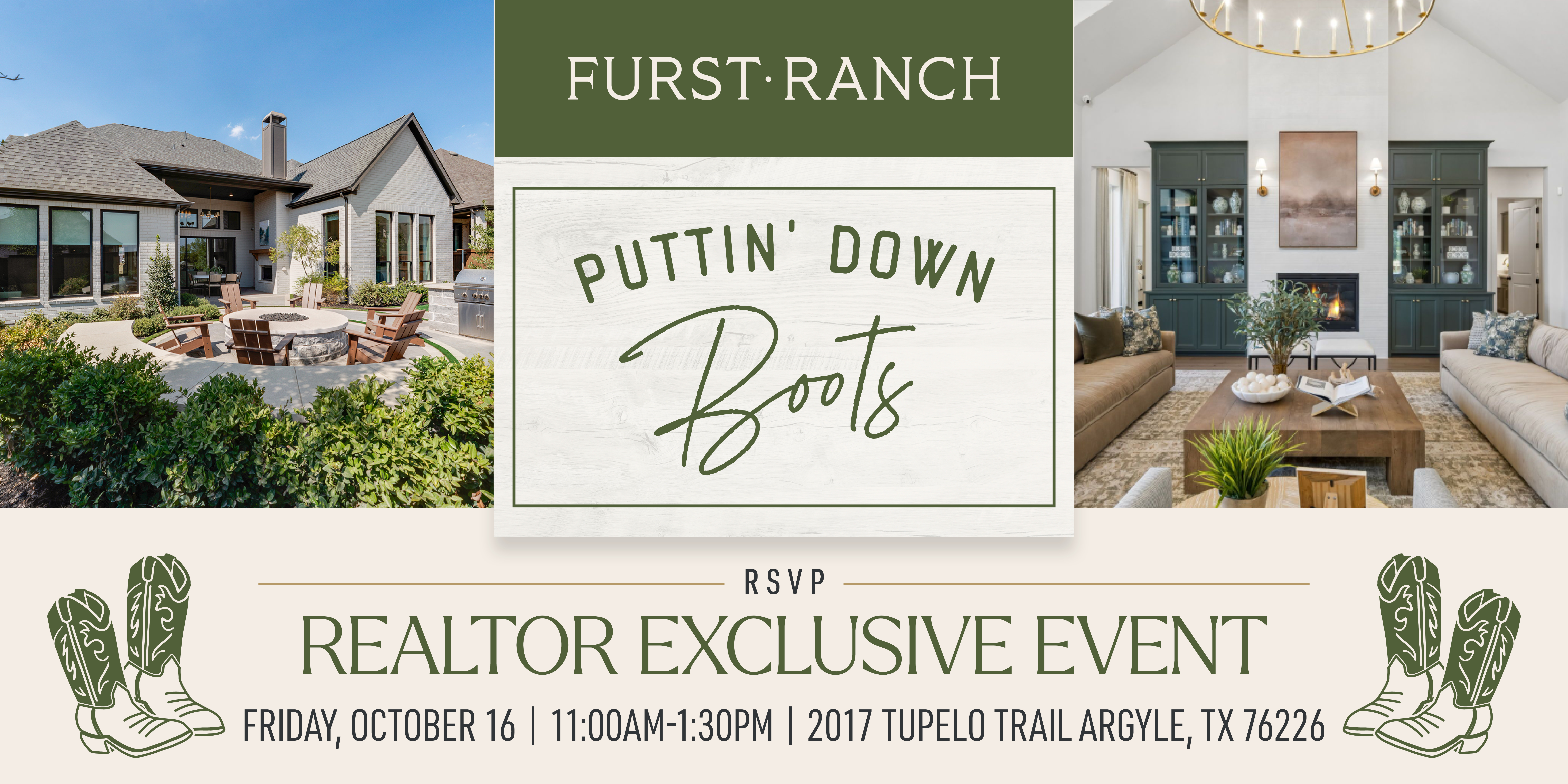 Puttin' Down Boots Realtor Event at Furst Ranch